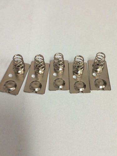 Battery Spring Contacts, Dual contact (Right) AA  (Lot of 5)