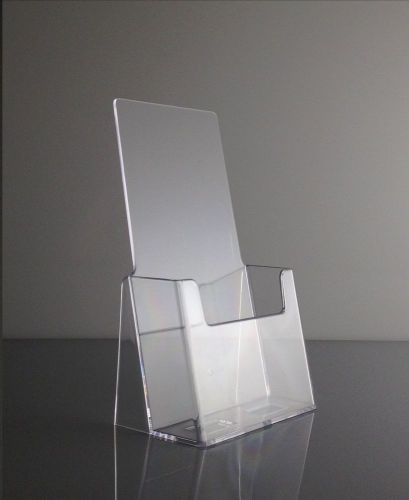 T&#039;z Tagz Brand 10 Pack of Deluxe 4&#034; Wide Acrylic Literature Brochure Holder