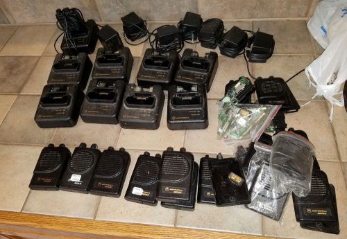 Lot of Motorola Minitor 3 pagers and parts