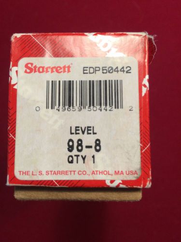 Starrett 98-8 Machine Level NIB