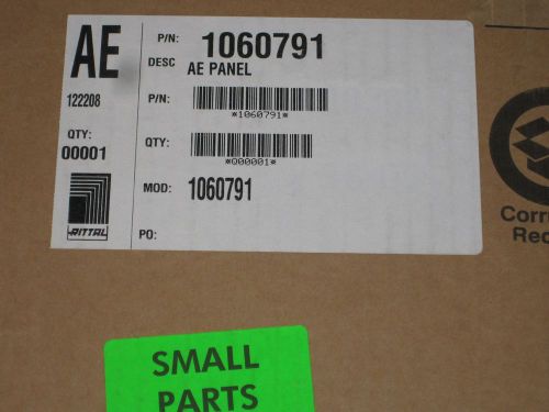 New factory sealed Rittal enclosure back panel 1060791 galvanized