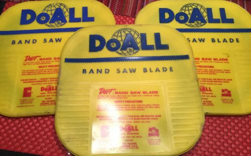 3 coils of DoAll band saw blade material 1/4&#034;  Pitch (10) (4) And (32) .043 .025