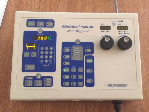 METTLER SONICATOR PLUS 992 COMBINATION THERAPY UNIT / ULTRASOUND