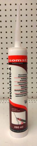 Isomat Isomastic-A (280ml) - Colourable, Solvent-Free, Acrylic Sealant