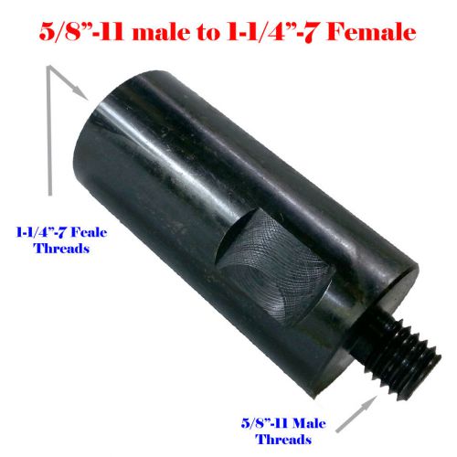 Core drill bit adapter 1-1/4” -7 thread female to 5/8&#034;-11 male diamond convertor for sale