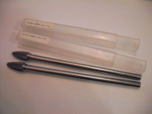 2 pieces Carbide Burr Cylindrical Long 175 mm
