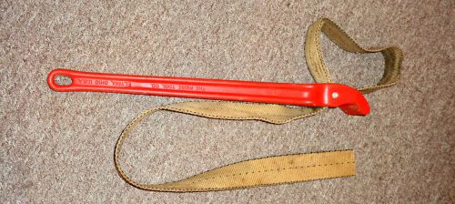 RIDGID No 5 ALUMINUM STRAP PIPE WRENCH 46&#034; Strap ! Nice Take a LOOK !!!!!!!!!!!!