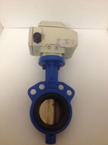 24 Volt Electric 3&#034; Wafer Butterfly Valve For Off Road Water Truck Application