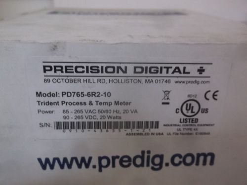 PRECISION DIGITAL PD765-6R2-10 TRIDENT PROCESS &amp; TEMP METER *NEW IN A BOX*