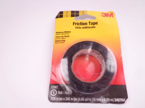 3M 3407NA BLACK Friction Tape, 0.708-Inch x 240-Inch  a001225v