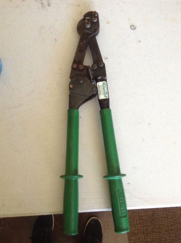 Greenlee cable cutter 758 for sale