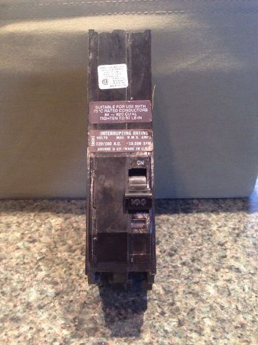 Square d q1b2100 2 pole 240 volt 100 amp bolt obsolete used for sale