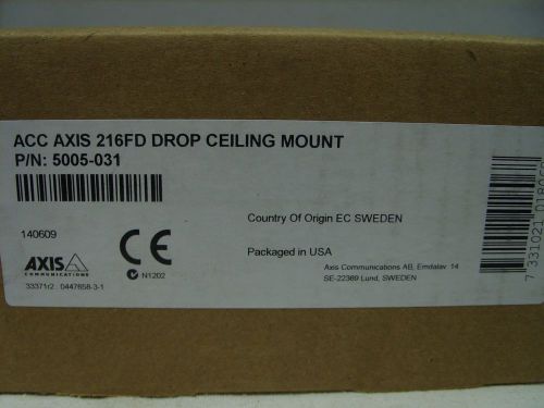 Axis - 216fd surveillance camera drop ceiling mount kit 5005-031 *new* for sale