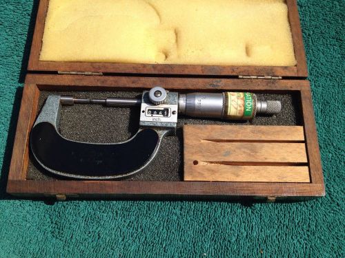 Mitutoyo 0-1&#034; .0001&#034; outside micrometer 131-166 in box! for sale