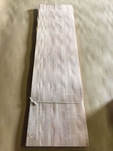Wood Veneer Anigre 9x34 22Pcs Total Raw Veneer  &#034;EXOTIC&#034; AN1 6-14-16