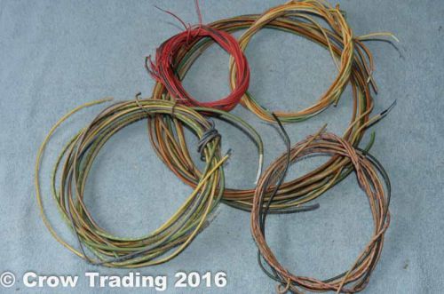 Vintage Western Electric Assorted Multi Strand and Solid Cloth Telephone Wire