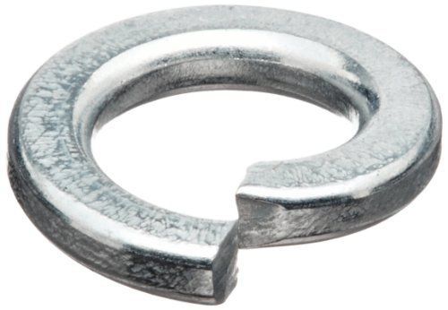 Small parts regular split lock washer, steel, zinc finish, #10 bolt size, 0.200&#034; for sale