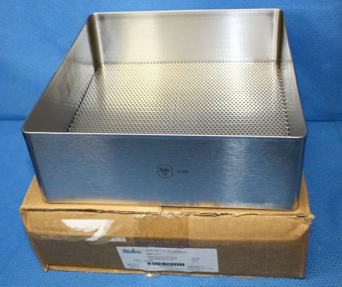 Miltex Stainless Steel Perforated Instrument Sterilization Tray 10&#034;x10.5&#034; 3-500