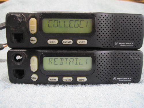 2 MOTOROLA MOBILE TWO-WAY RADIO M1225-LS UHF 450-470 40 WATT *FOR PARTS/REPAIR*