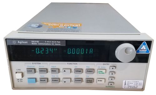 Agilent 66311B Mobile Communications DC Source, 15V, 3A