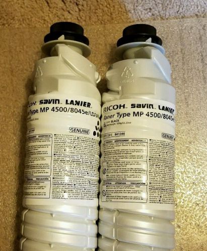 Ricoh Savin Lanier MP 4500/8045e/LD345 Toner (Lot of 2)