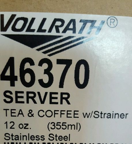 New Vollrath 12pcs 12oz tea pots(case)