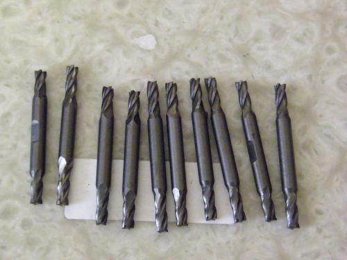 LOT OF10-PCS ,LSI/DIXIE -SOLID CARBIDE DOUBLE - END MILLS- 5.00MM