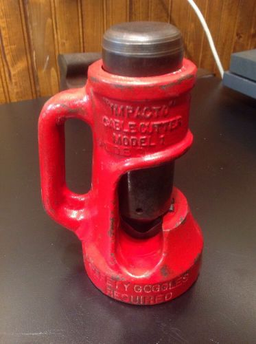 NICE! M.W. ROBINSON IMPACTO CABLE CUTTER NO. 1 IMPACT CUTTER