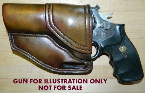 Gary c&#039;s avenger owb holster left hand  s&amp;w k frame 4&#034;  heavy 9-10 ounce leather for sale