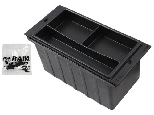Ram mount ram-fp4-ap accessory pocket w/ tray for public safety console for sale