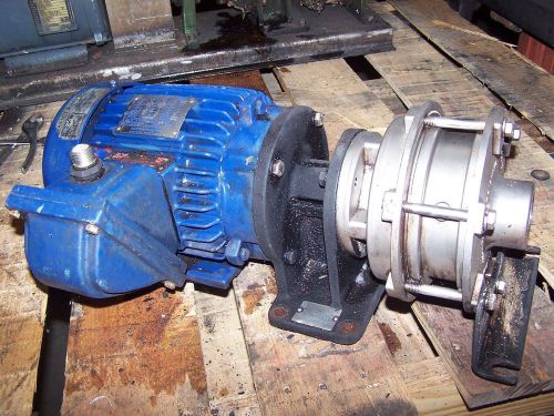 EASTERN CENTRICHEM 2 HP STAINLESS STEEL CENTRIFUGAL PUMP 1&#034; X 1.5&#034; ECH2-ASPFEYSS