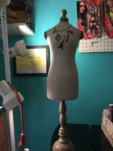 Table Top Mannequin Dress Form, Jewelry Display, Hat Stand, Pincushion