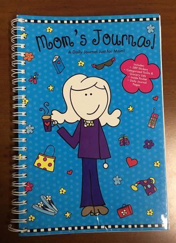 Mom&#039;s Journal Organizer Undated Beginner Daily Planner w/ Stickers Addresses