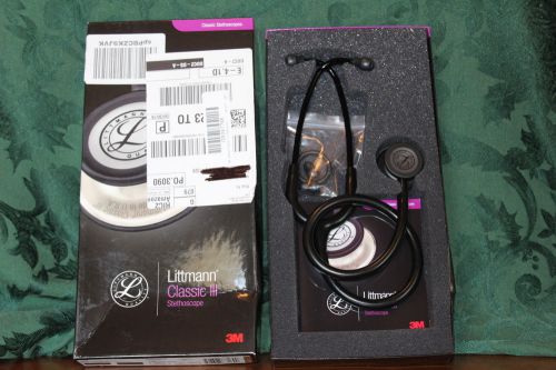 3M Littmann Classic III Stethoscope Black Edition 27&#034; 5803 New Open Box