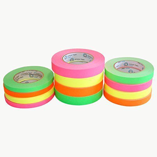 Pro Tapes Artist Tape 1 Inch Fluorescent Pink