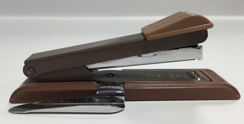 Vintage Retro Dark Brown And Brown  Bostitch B8 Stapler &amp; Remover