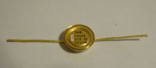 DIODE 300V VINTAGE ON206212 SK  GOLD PLATED LEADS AND CAP  (RARE MIL SPEC )
