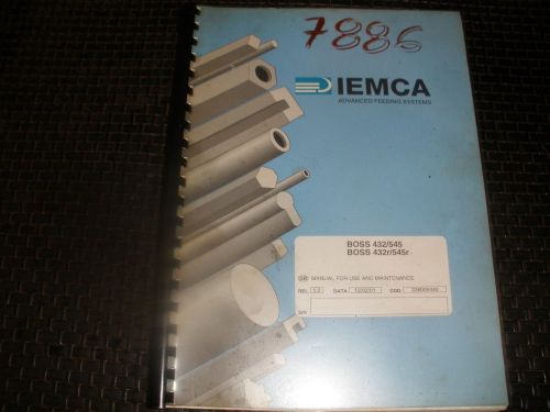 Iemca Bass 432/545 &amp; 432R/545R Maintenance Manual