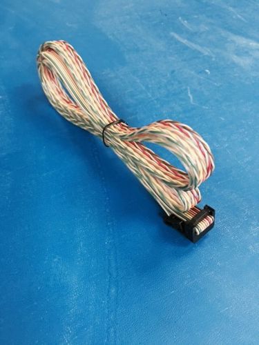 2.54mm pitch 10 pin wire 5ft twisted rainbow idc flat ribbon cable connector for sale