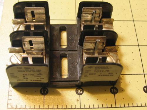 1 Never Used Dual Fuse Holder GOULD SHAWMUT #20317R