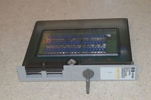 Hewlett packard hp 44708a 20 channel relay multiplexer thermocouple (yg) for sale