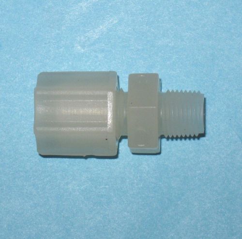 Jaco fitting 1/4&#034; tube x 1/8&#034; npt kynar male connector 10-4-2-k-pg 8pcs for sale