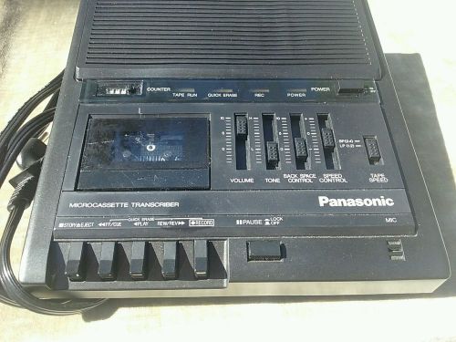 PANASONIC RR-930 Microcassette Transcriber Recorder  - Black -