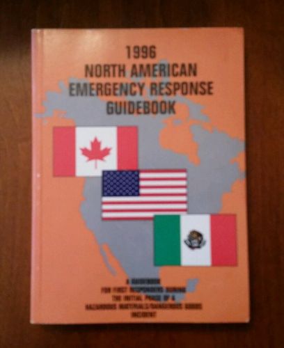 1996 North American Emergency Response Guidebook @@ FREE SHIPPING @@