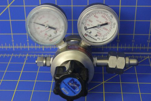 Matheson model 3800 gas regulator psi 3000 p.s.i. meter measure pressure 63-2233 for sale