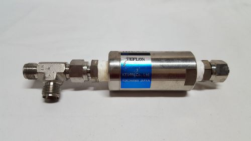 Keihin nr-s-10, in-line stainless steel check valve, teflon for sale