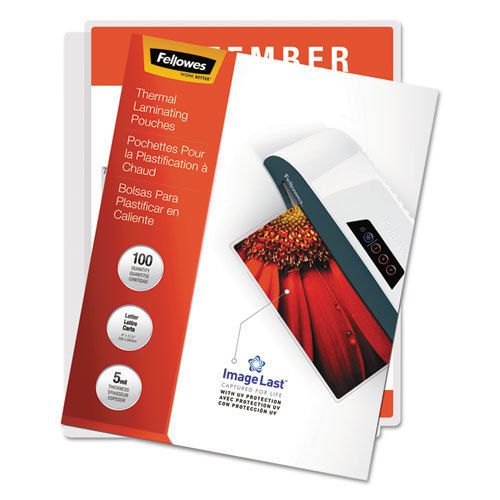 ImageLast Laminating Pouches with UV Protection, 5mil, 11 1/2 x 9, 100/Pack