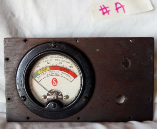 Choose or pick one...vintage antique d.c. amperes volt millivolts gauges for sale