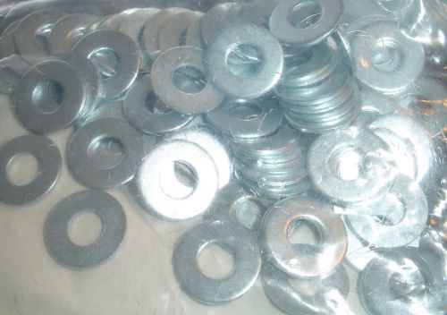 New~lot of/qty (2000) fabory 1/4&#034; flat washers zp 1/4x0.75 mfr# u38400.025.0004 for sale