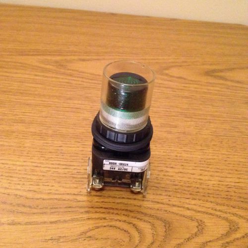 ALLEN BRADLEY 800H-QRA24 SER F 24VAC/DC GREEN CAP BUTTON(NEW)